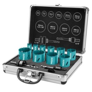 TOTAL Bi-metal Hole saw  set