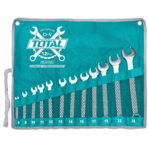 TOTAL 12 Pcs combination  spanner set Size:6-24mm