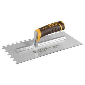 INGCO Plastering trowel with teeth Size:280x130mm