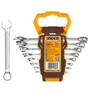 INGCO 8Pcs Combination spanner set Size:6-19mm