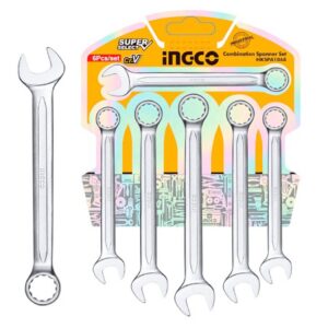 INGCO Combination spanner set Size:8-17mm