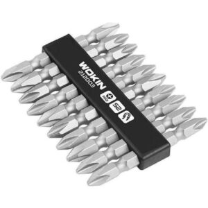 Wokin  10 Pcs Double Screwdriver Bit Set