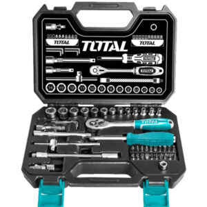 Total 45Pcs 1/4" socket set