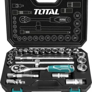 Total 25 Pcs 1/2" socket set