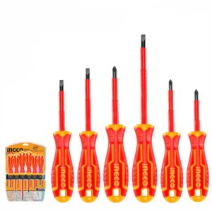 Ingco 6 Pcs insulated screwdriver set
