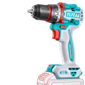 Total Compact Brushless Cordless Drill 55Nm 20v