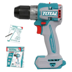 Total Compact Brushless Cordless Drill 20v 60Nm