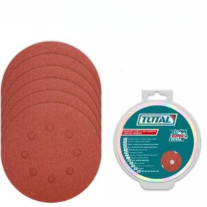 Total Sanding sheet for random orbital sander Size:125mm 50Pcs