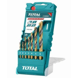 Total 7Pcs HSS twist drill bits set