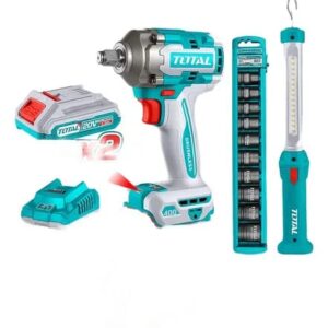 Total Cordless 2 pcs combo kit 400Nm 20v